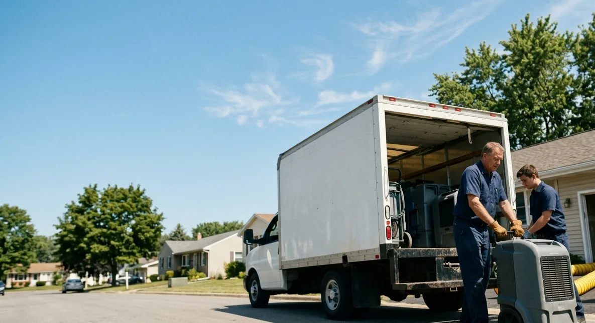 Water Damage Cleanup in Cloverdale, IN near me